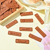 35Pcs 7 Styles PU Imitation Leather Label Tags AJEW-YW0001-23-4