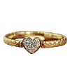 Heart 925 Sterling Silver Micro Pave Clear Cubic Zirconia Finger Rings FS-WGC3F33-01-6
