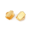 304 Stainless Steel Ribbon Crimp Ends STAS-E471-05H-G-2