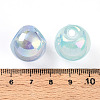 Transparent UV Plating Acrylic Beads OACR-I015-40-3