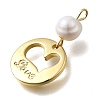 Brass Pendants KK-B132-11G-2
