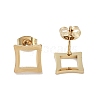 Vacuum Plating 304 Stainless Steel Stud Earrings for Women EJEW-A048-28G-2