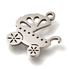 201 Stainless Steel Pendants STAS-R136-27P-2