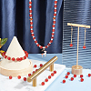 Natural Carnelian Beads Strands G-AR0002-93-4