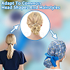 2Pcs 2 Colors Cute Cartoon Adjustable Cotton Surgical Cap AJEW-OC0014-18A-4