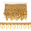  4.5M Sparkle Polyester Tassel Lace Trims OCOR-NB0001-68A-1