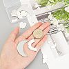 201 Stainless Steel Pendants STAS-FH0001-28P-3