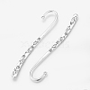 Antique Silver Tibetan Silver Bookmark Findings X-LF1678Y-1