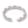 Brass Cuff Rings RJEW-P020-13P-3