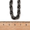 304 Stainless Steel Rope Chain Necklaces for Women Men NJEW-A033-03H-AS-3