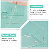 Acrylic Wall Adhesive Storage Holders ODIS-WH0030-47A-4