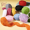 2 Rolls 2 Sizes Polyester Elastic Ribbon EW-TA0001-02D-9