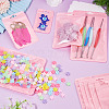 50Pcs 5 Styles Macaron Color Plastic Yin-yang Resealable Bags OPP-TADJ0001-03C-6