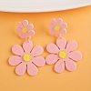 Acrylic Dangle Stud Earrings FS-WGE0E39-03-1