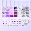 DIY Glass & CCB & ABS Plastic Imitation Pearl Beads Bracelets Mkaing Kits DIY-FS0007-17-9