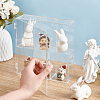 6 Grids Transparent Acrylic Minifigures Display Case with Cover DIY-WH0430-530A-3