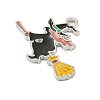 Halloween Theme Alloy Enamel Pendants ENAM-M221-02P-05-2