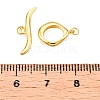 925 Sterling Silver Oval Toggle Clasps STER-T007-110G-3