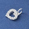 S925 Sterling Silver Pendant STER-H115-06S-2