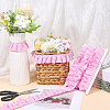 5Yards Polyester Wrinkle Ribbons OCOR-HY0001-80B-4
