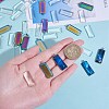 DIY Rectangle Pendant Making Kit STAS-SZ0003-08-3