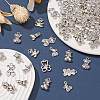 100Pcs 10 Styles Tibetan Style Alloy Pendants TIBEP-CJ0003-11-5