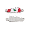 Alloy Enamel Connector Charms FIND-C019-37P-1