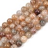 Natural Multilayer Lodolite Quartz Beads Strands G-Z133-A02-10mm-02-2