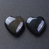Natural Obsidian Heart Love Stone G-I280-02-2