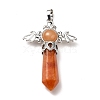 Natural Red Aventurine Pendants G-B033-01P-15-2