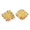 Handmade Gold Sand Lampwork Beads LAMP-L082-01B-2