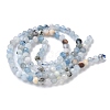 Natural Aquamarine Beads Strands G-L651-C09-4mm-3