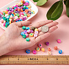 300Pcs Handmade Polymer Clay Colours Beads CLAY-CD0001-04-7