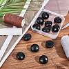 12Pcs Leather Buttons BUTT-HY0001-26B-4