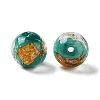 Handmade Gold & Silver Foil Lampwork Beads GLAA-G107-07B-08-3