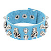 Punk Style Imitation Leather Bangles WG28DDA-13-1