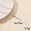 Vintage Stainless Steel Moon Sword Pendant Necklaces for Women QX2053-9-1