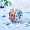 BENECREAT 3 Rolls 3 Style Bare Round Copper Craft Wire CWIR-BC0006-16-6