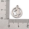 Non-Tarnish 201 Stainless Steel Charms STAS-U016-06P-02-3