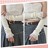 1 Pair Acrylic Fibers Long Mesh Lace Gloves AJEW-CN0006-67A-6