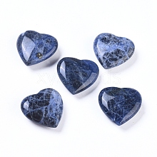 Natural Sodalite Heart Love Stone G-L533-55