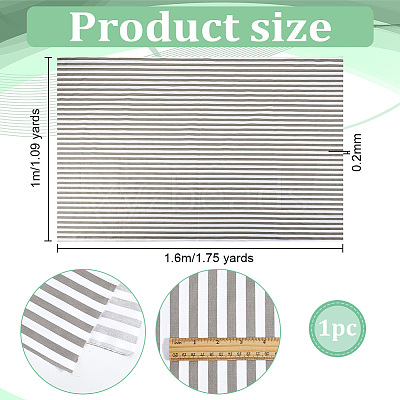 Cotton Fabric with Strip Pattern DIY-PH0037-96E-1
