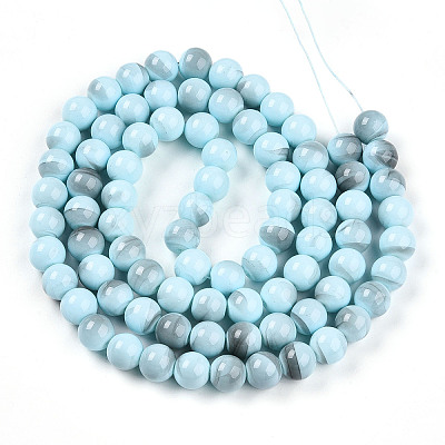 Baking Paint Glass Beads X1-DGLA-N013-10mm-03-1