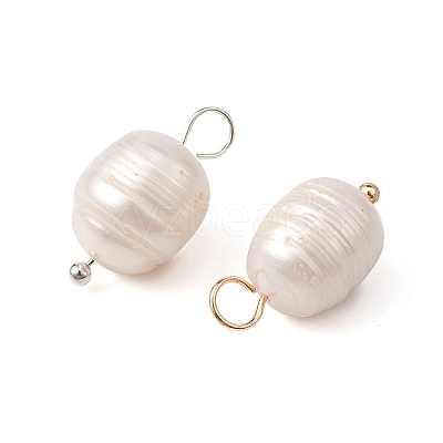 12Pcs 2 Colors Natural Cultured Freshwater Pearl Pendants FIND-YW0003-64-1