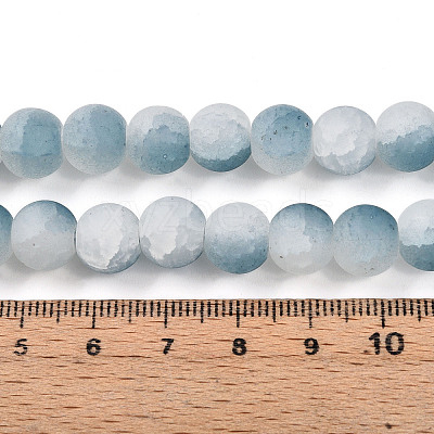 Crackle Glass Beads X1-GLAA-N009-10mm-06-1