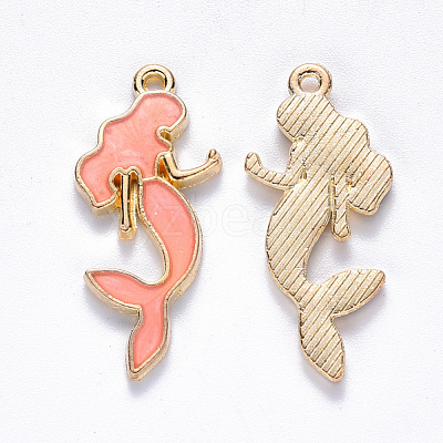 Alloy Enamel Pendants ENAM-N054-021B-1