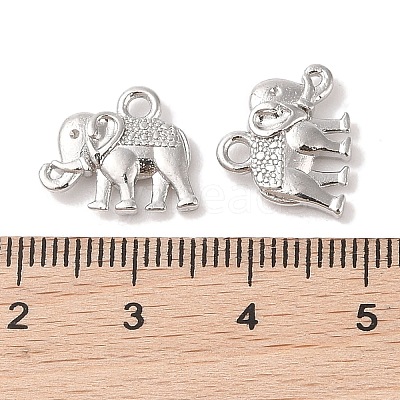 Vintage Elephant Charms PALLOY-ZN-47017-N-FF-1