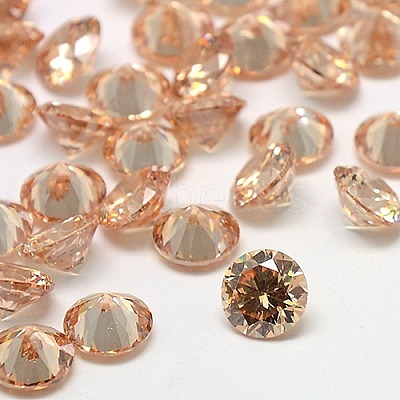 Cubic Zirconia Cabochons ZIRC-M002-7mm-5A-1