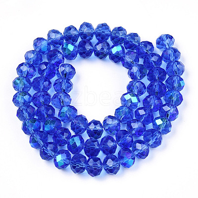 Electroplate Glass Beads Strands EGLA-A034-T4mm-L26-1
