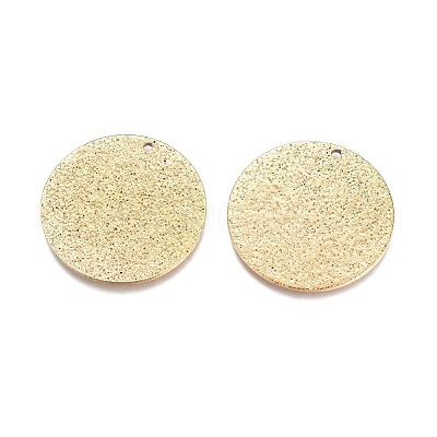 Ion Plating(IP) 304 Stainless Steel Pendants STAS-G211-25mm-01G-1